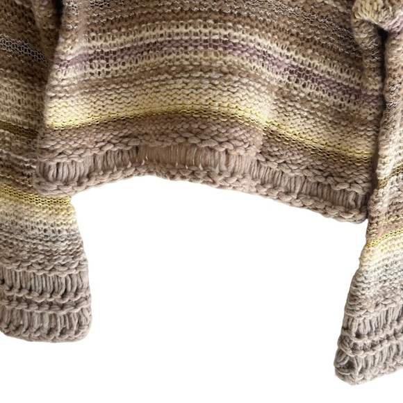 Free People XS Limbo Knit Crop Stripe Sweater - Picture 8 of 13